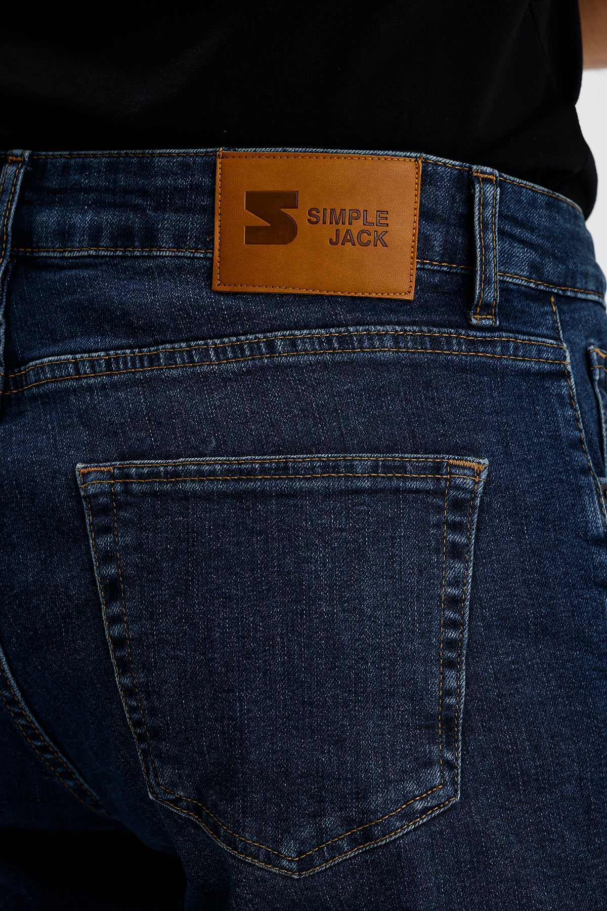 SJ Blue Black-Mavi Siyah Jean Pantolon