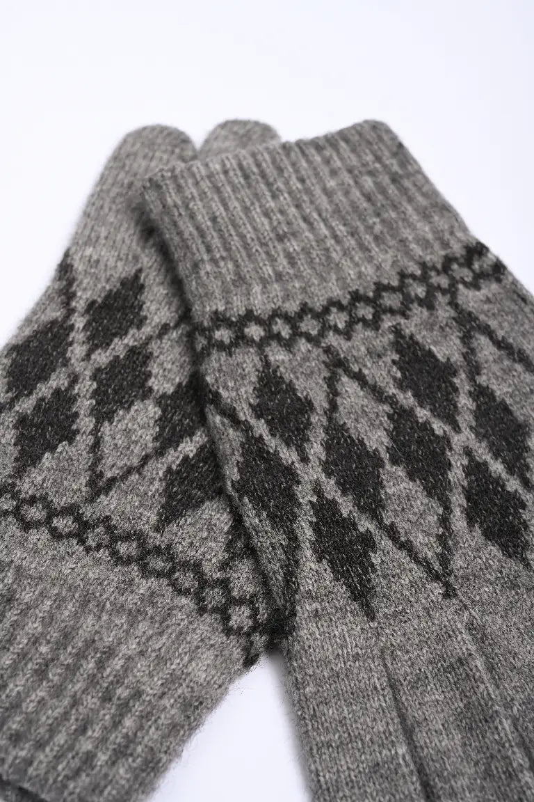 SJ Desenli Yün Eldiven