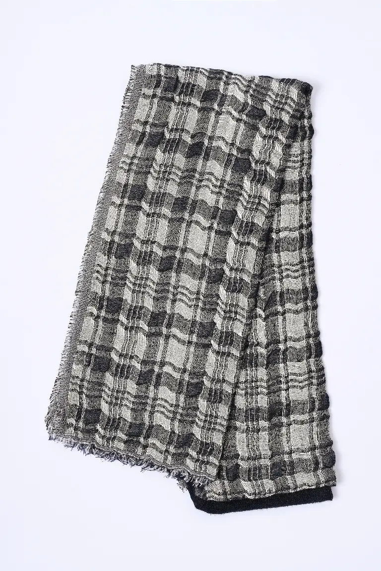 SJ Kare Desenli Fular