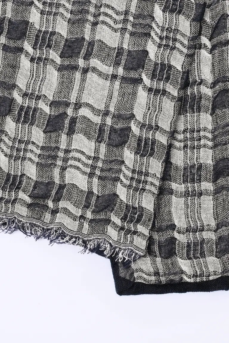 SJ Kare Desenli Fular