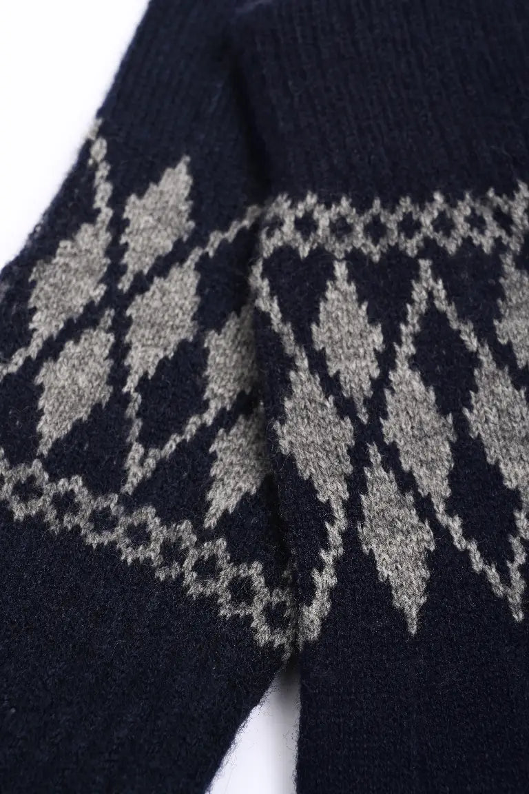 SJ Desenli Yün Eldiven