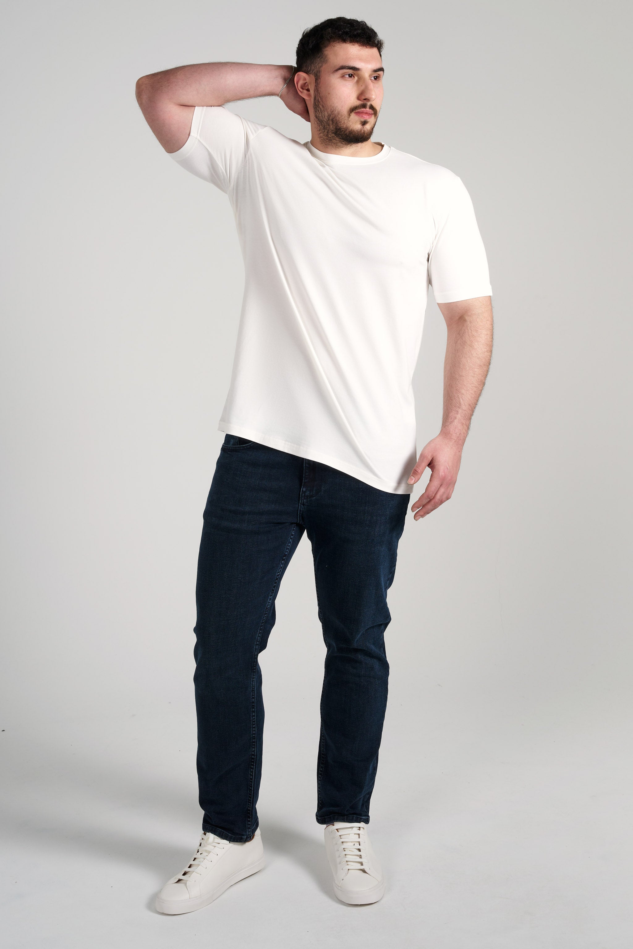 Premium Bisiklet Yaka Fit T-Shirt