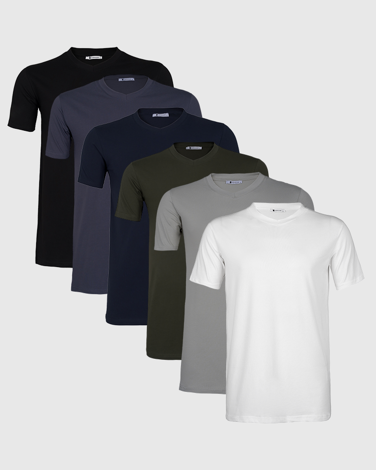 V Yaka Tüm Renkler 6’lı Paket