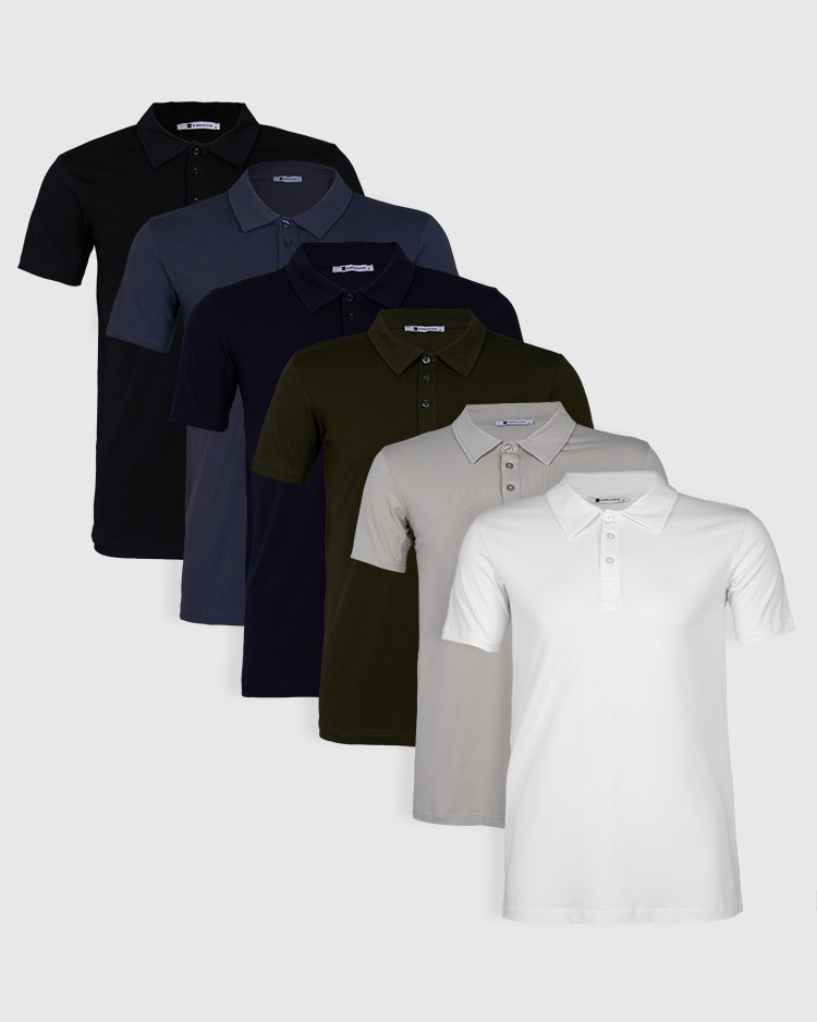 Polo Yaka Tüm Renkler 6’lı Paket