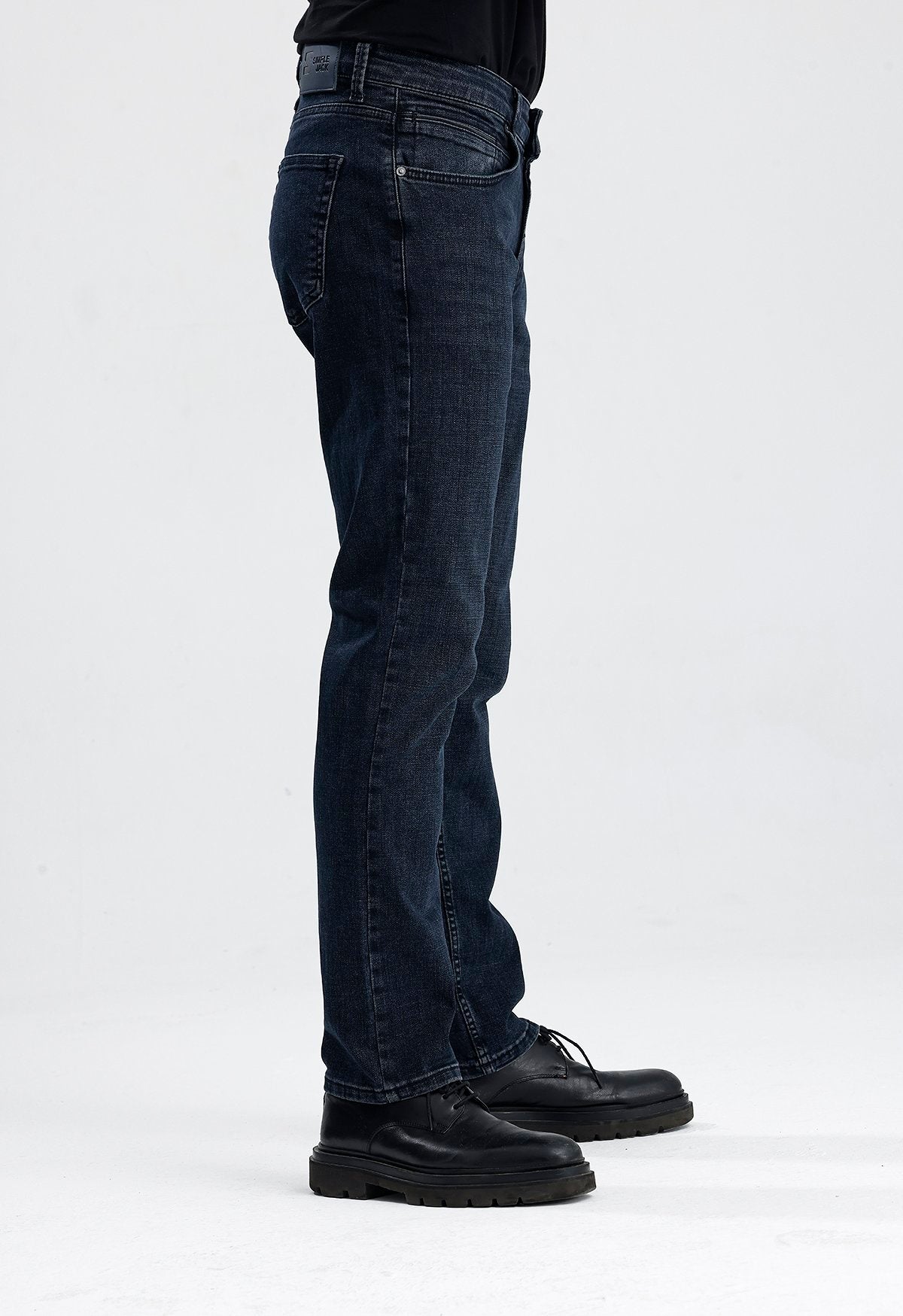 SJ Dark Blue-Indigo Koyu Mavi Jean Pantolon