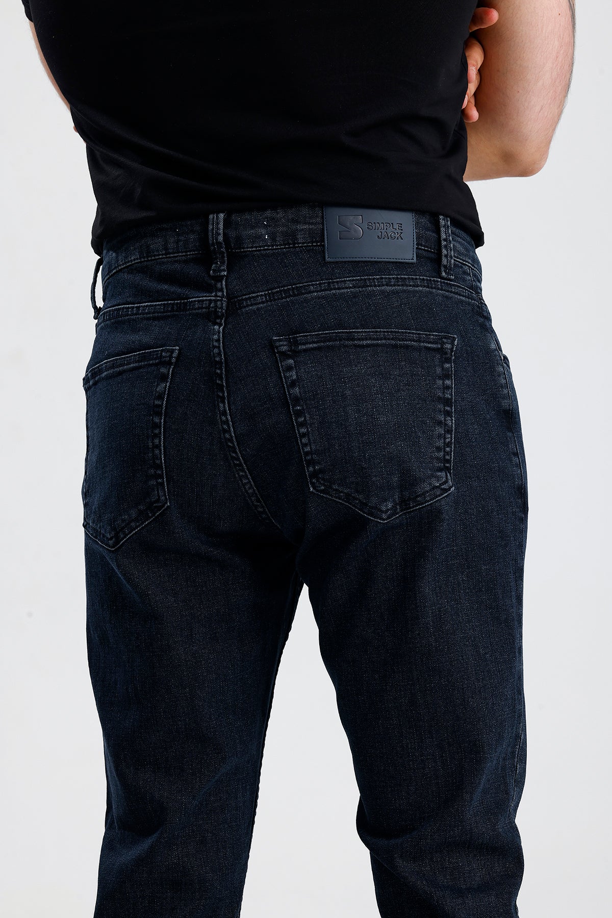 SJ Dark Blue-Indigo Koyu Mavi Jean Pantolon