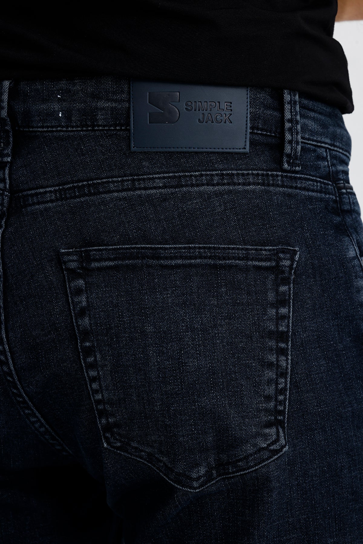 SJ Dark Blue-Indigo Koyu Mavi Jean Pantolon