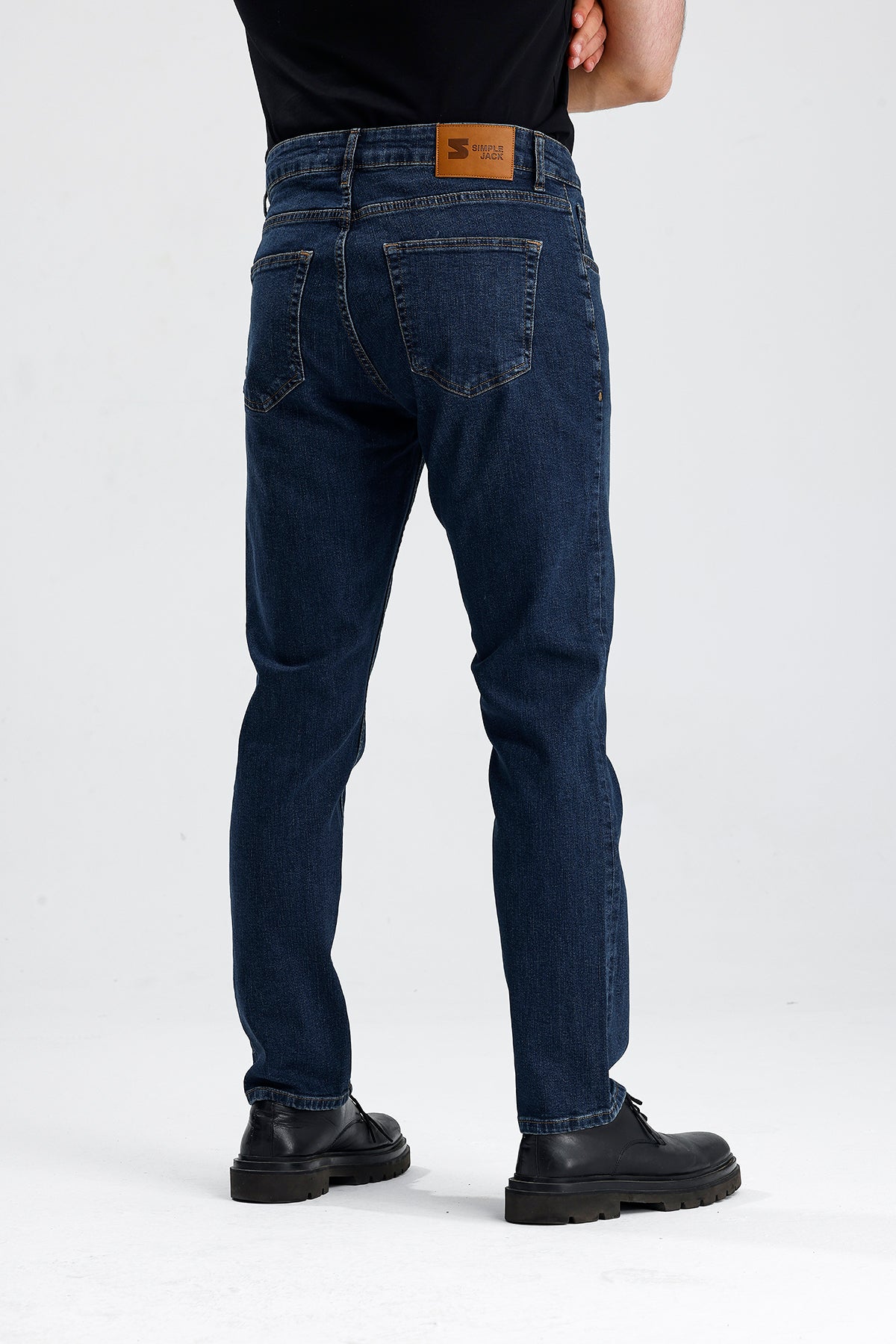 SJ Blue Black-Mavi Siyah Jean Pantolon