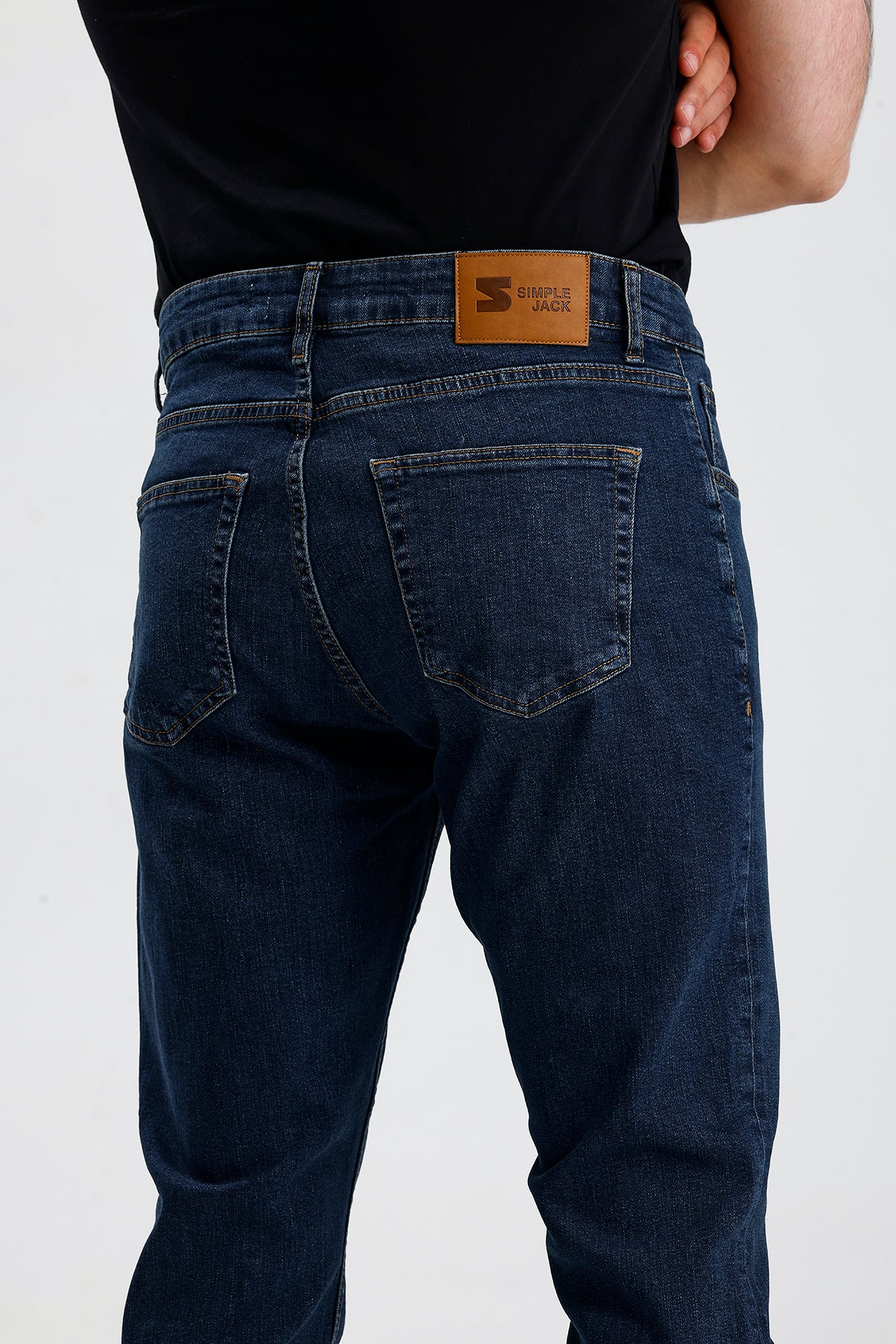 SJ Blue Black-Mavi Siyah Jean Pantolon