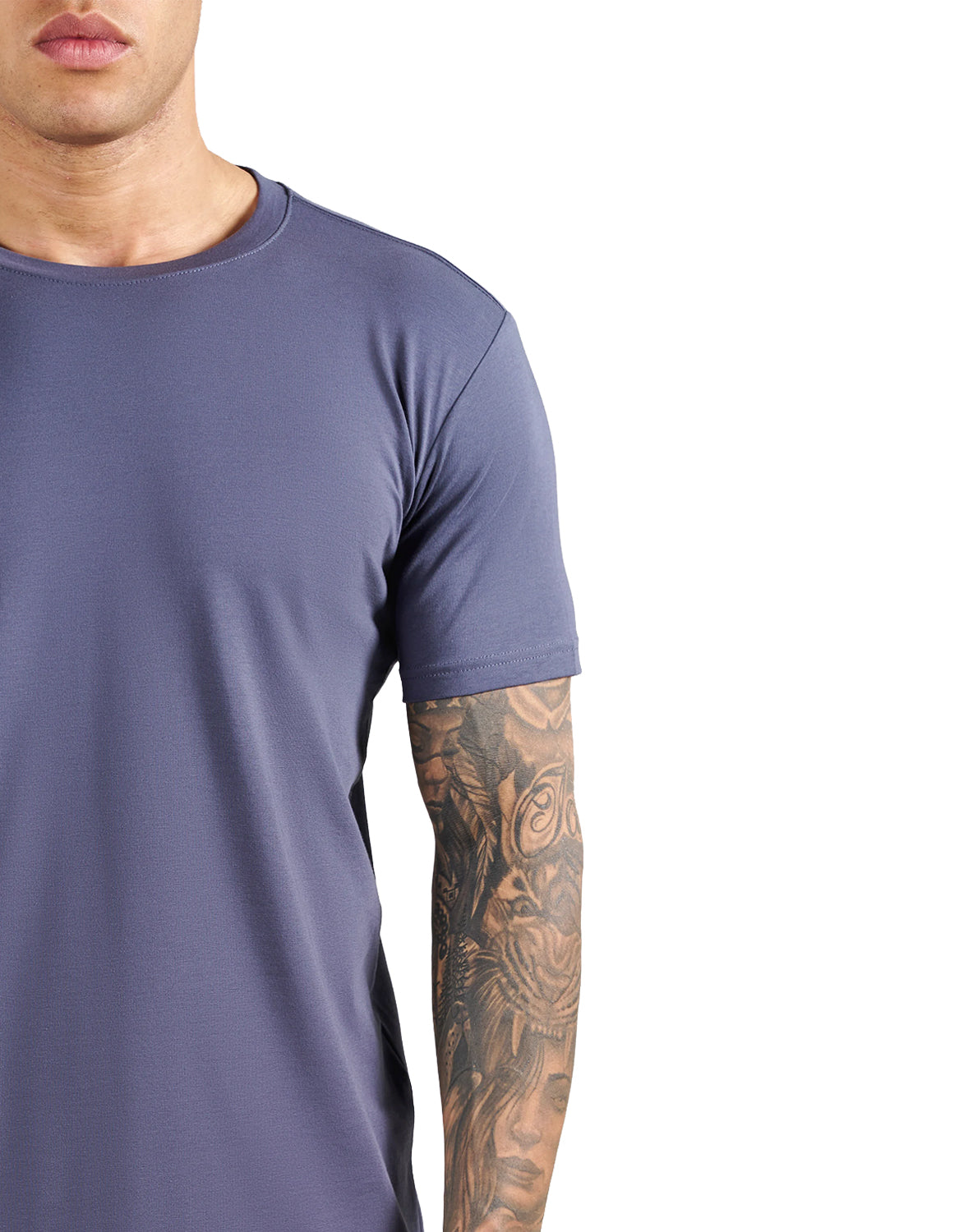 SJ Premium Bisiklet Yaka Fit T-Shirt