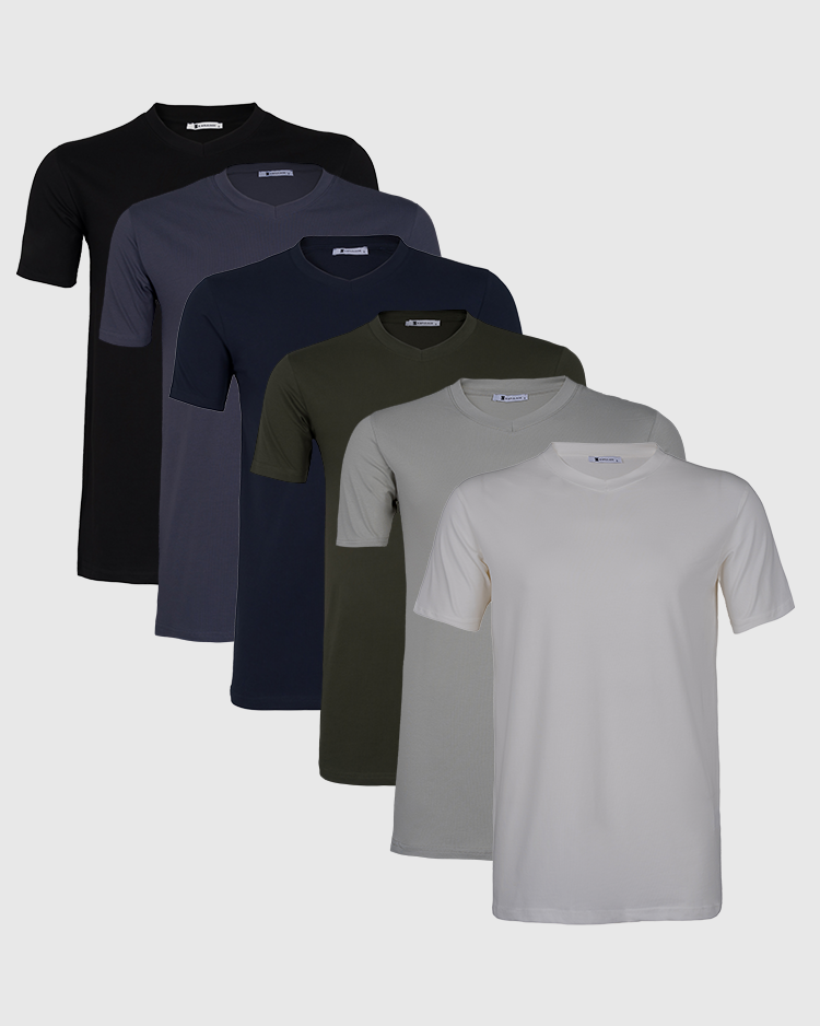 V Yaka Tüm Renkler 6’lı Paket