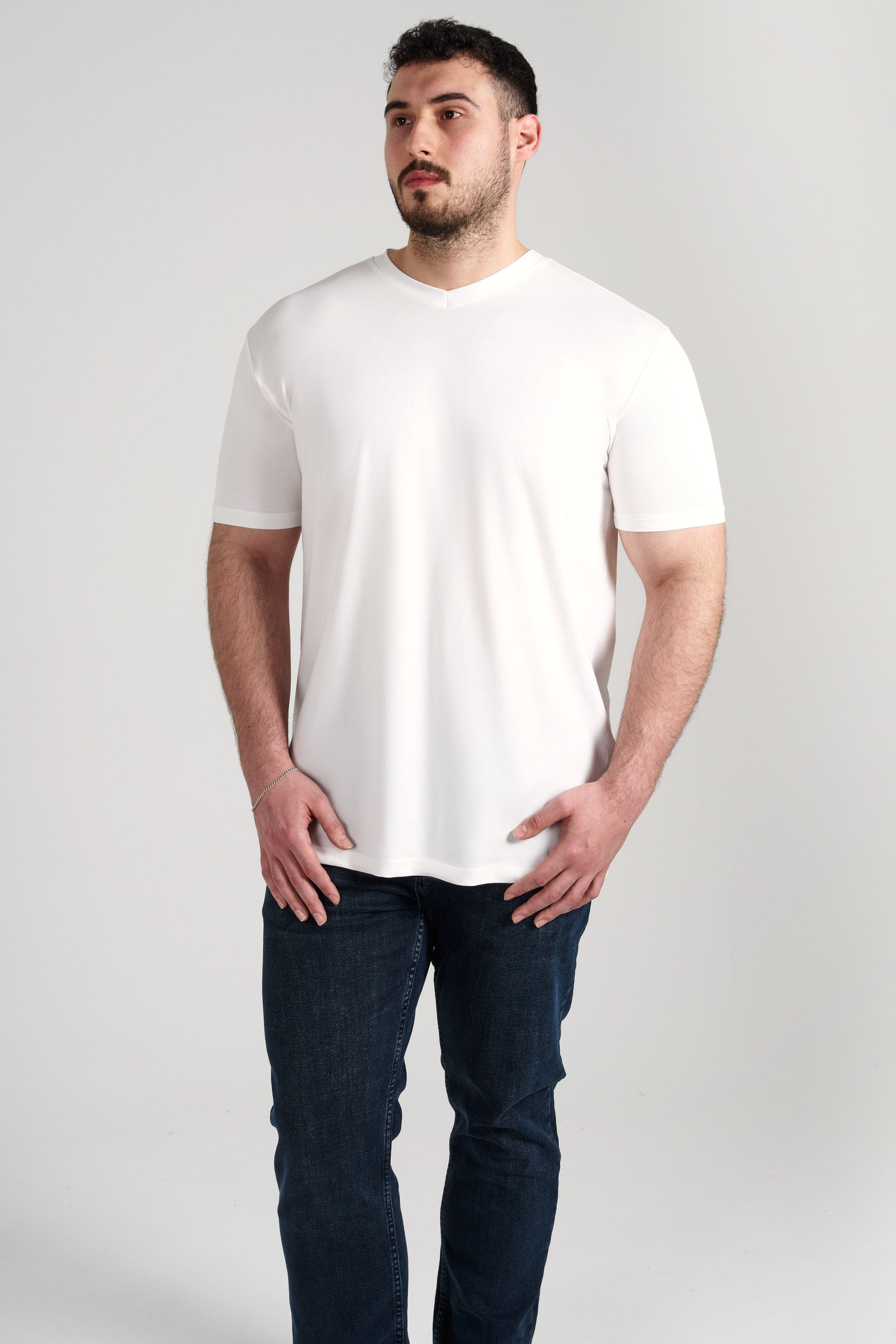 SJ Premium V Yaka Fit T-Shirt