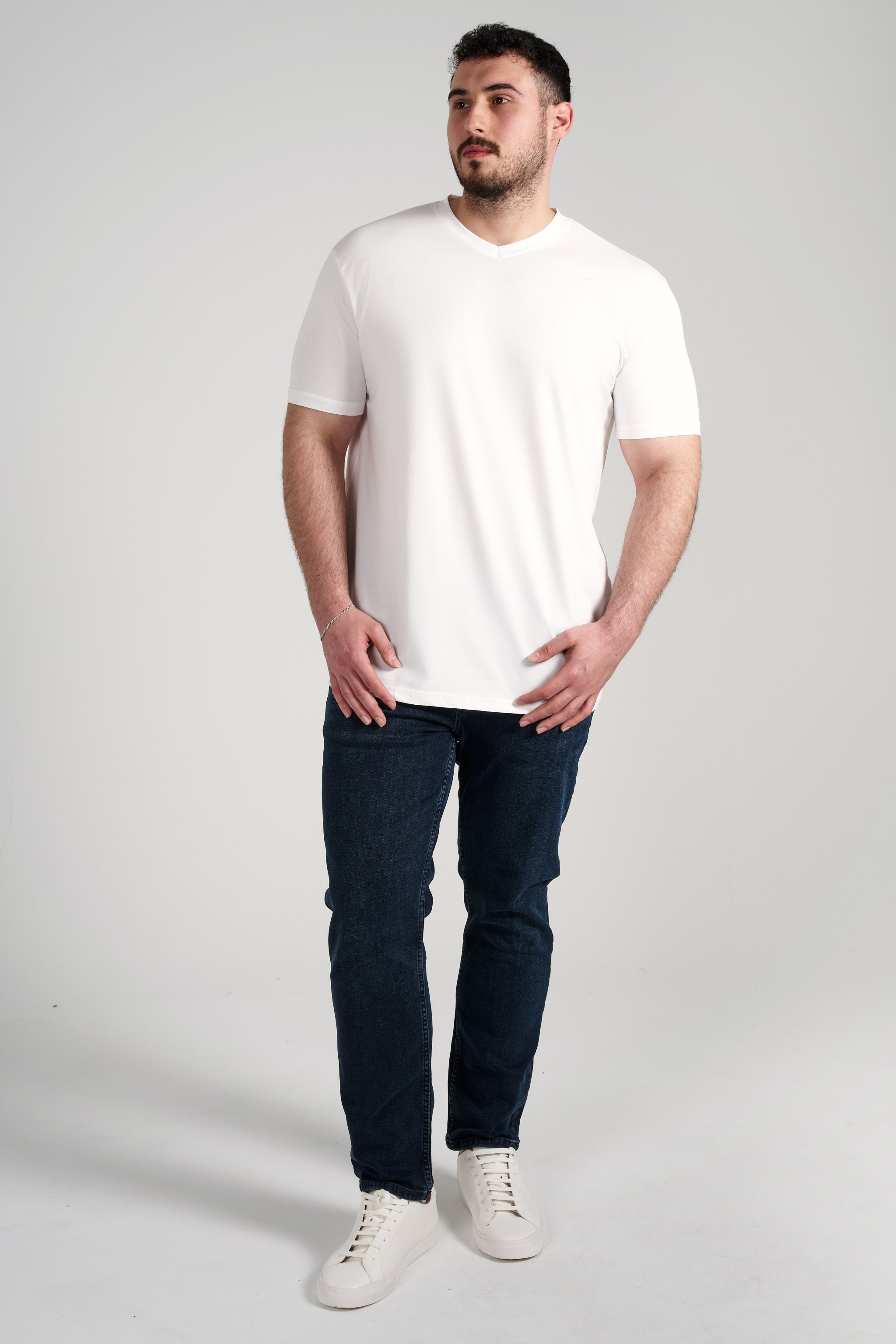 SJ Premium V Yaka Fit T-Shirt