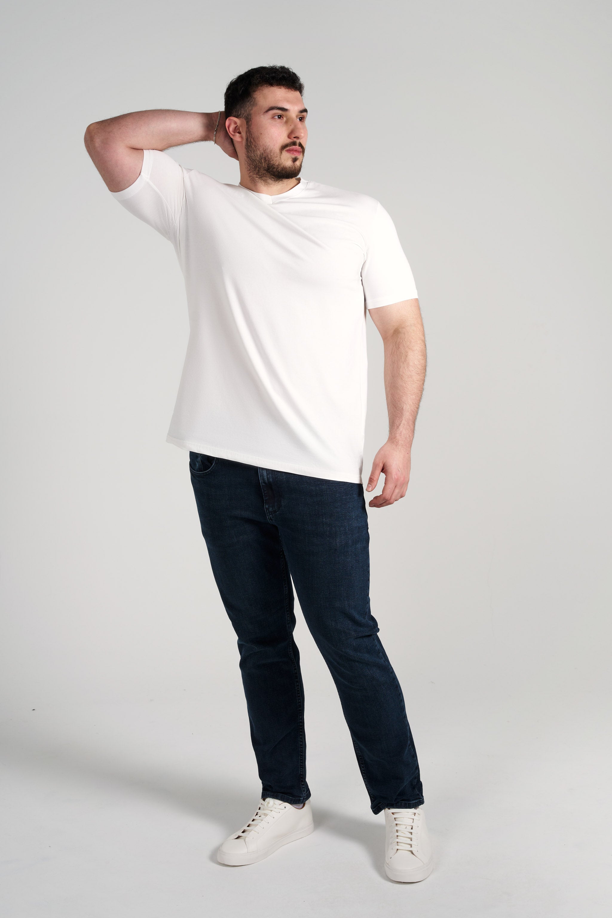 SJ Premium V Yaka Fit T-Shirt