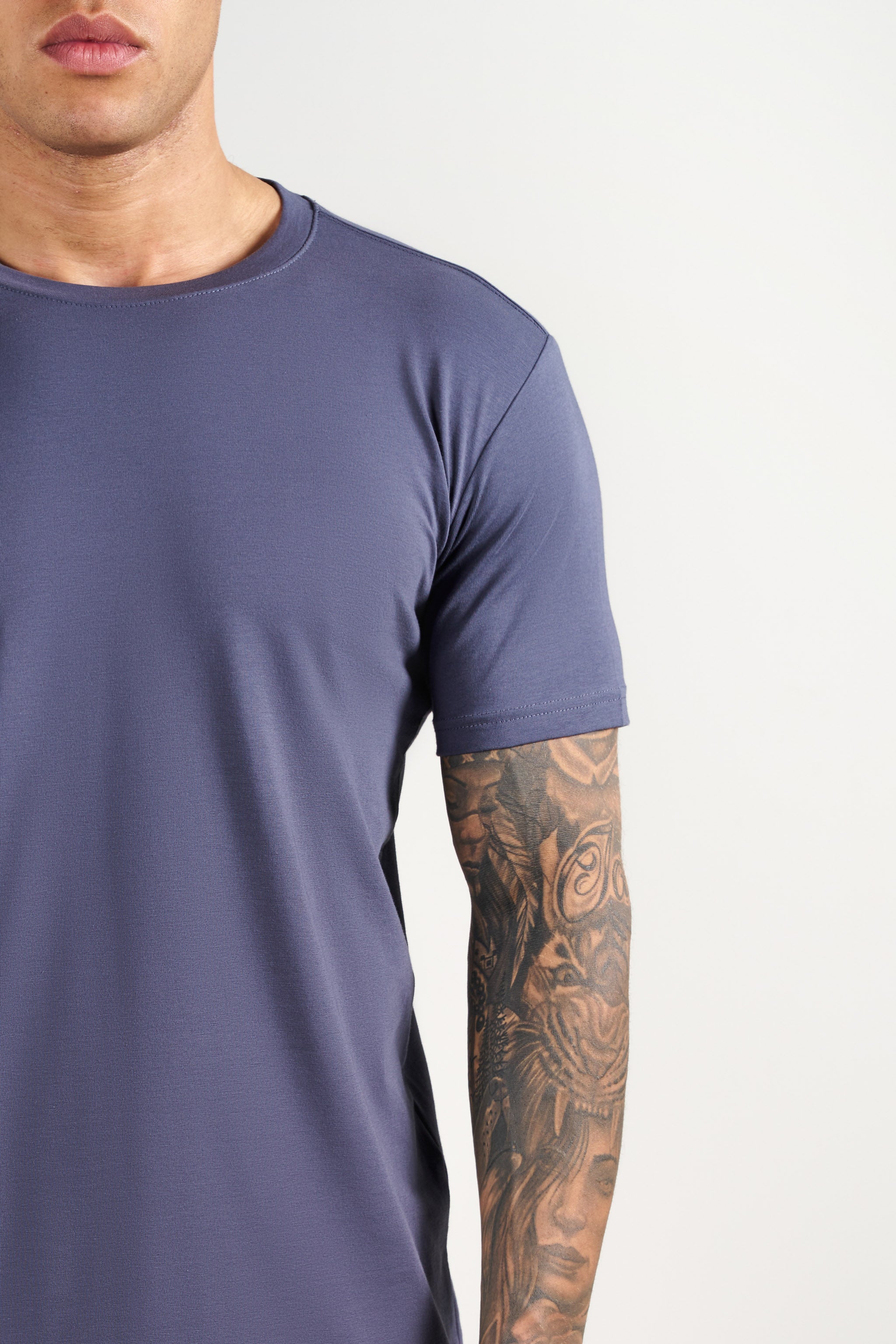 SJ Premium Bisiklet Yaka Fit T-Shirt