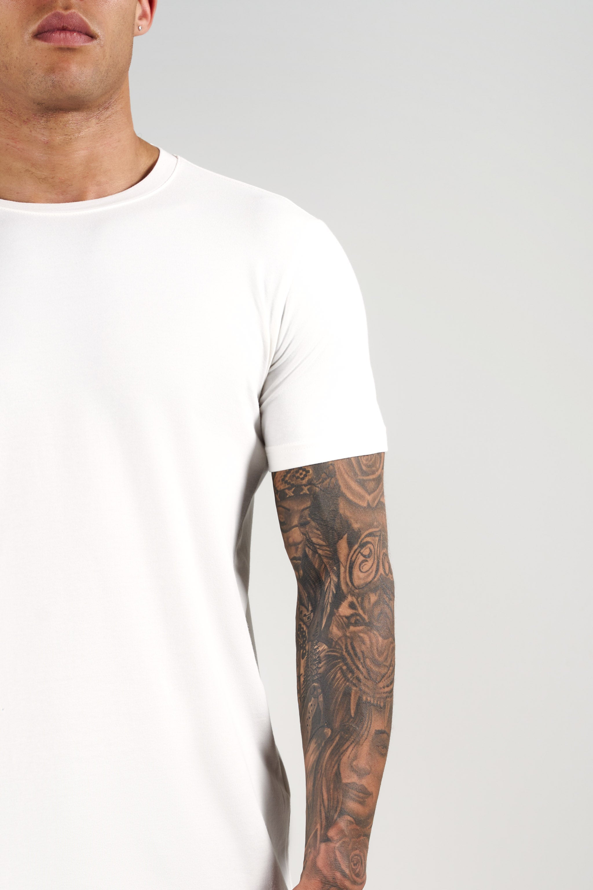 SJ Premium Bisiklet Yaka Fit T-Shirt