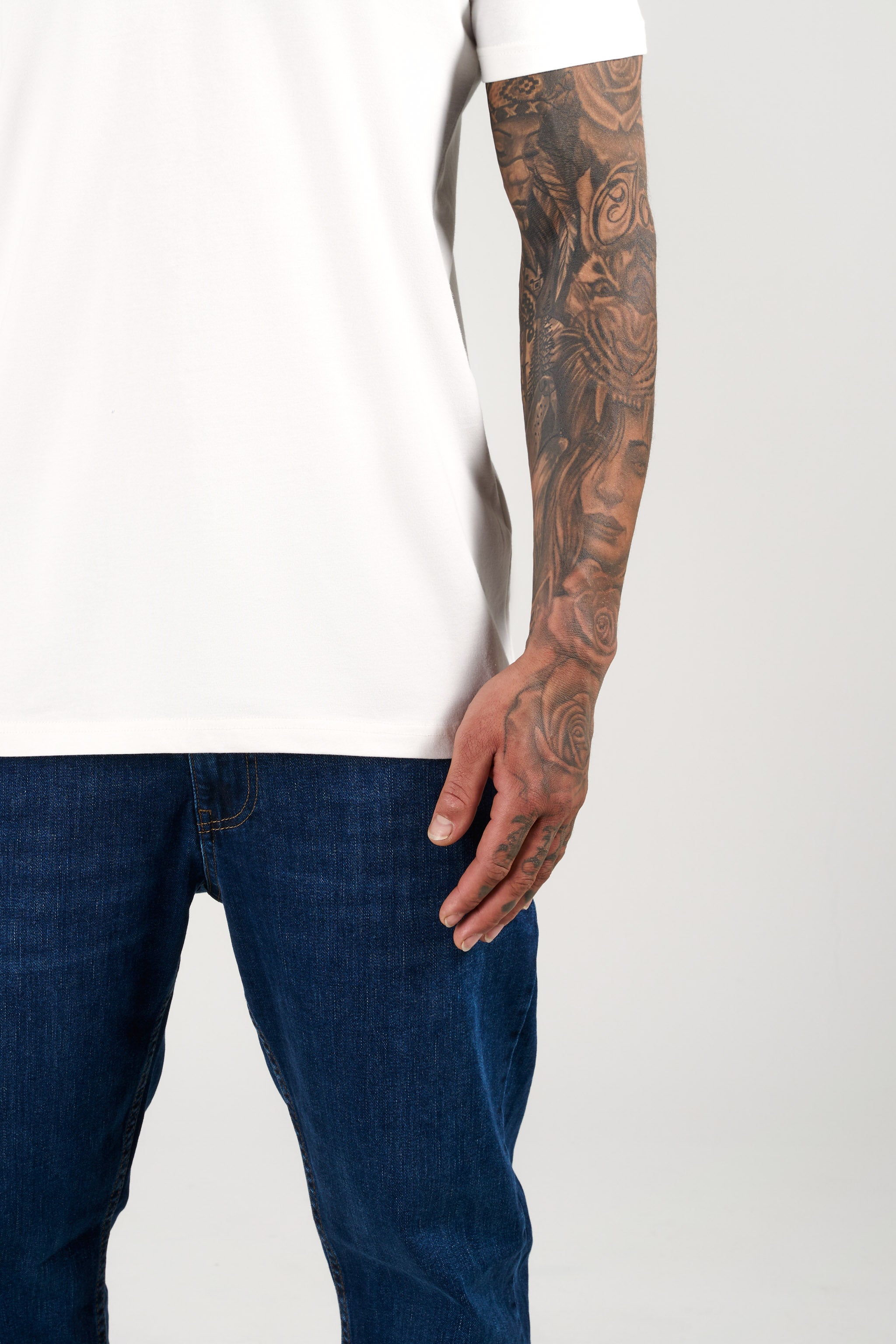 SJ Premium Bisiklet Yaka Fit T-Shirt