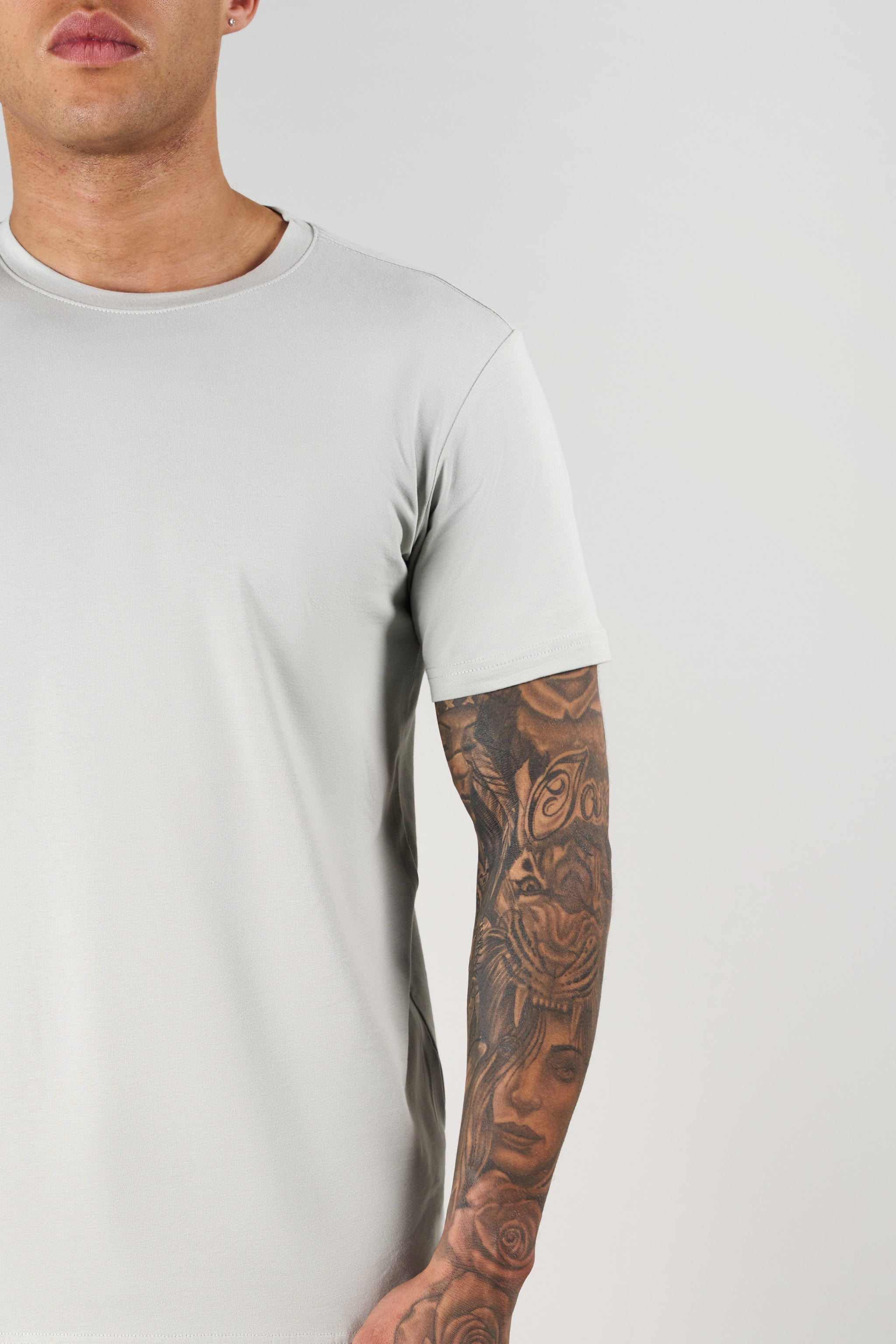 SJ Premium Bisiklet Yaka Fit T-Shirt