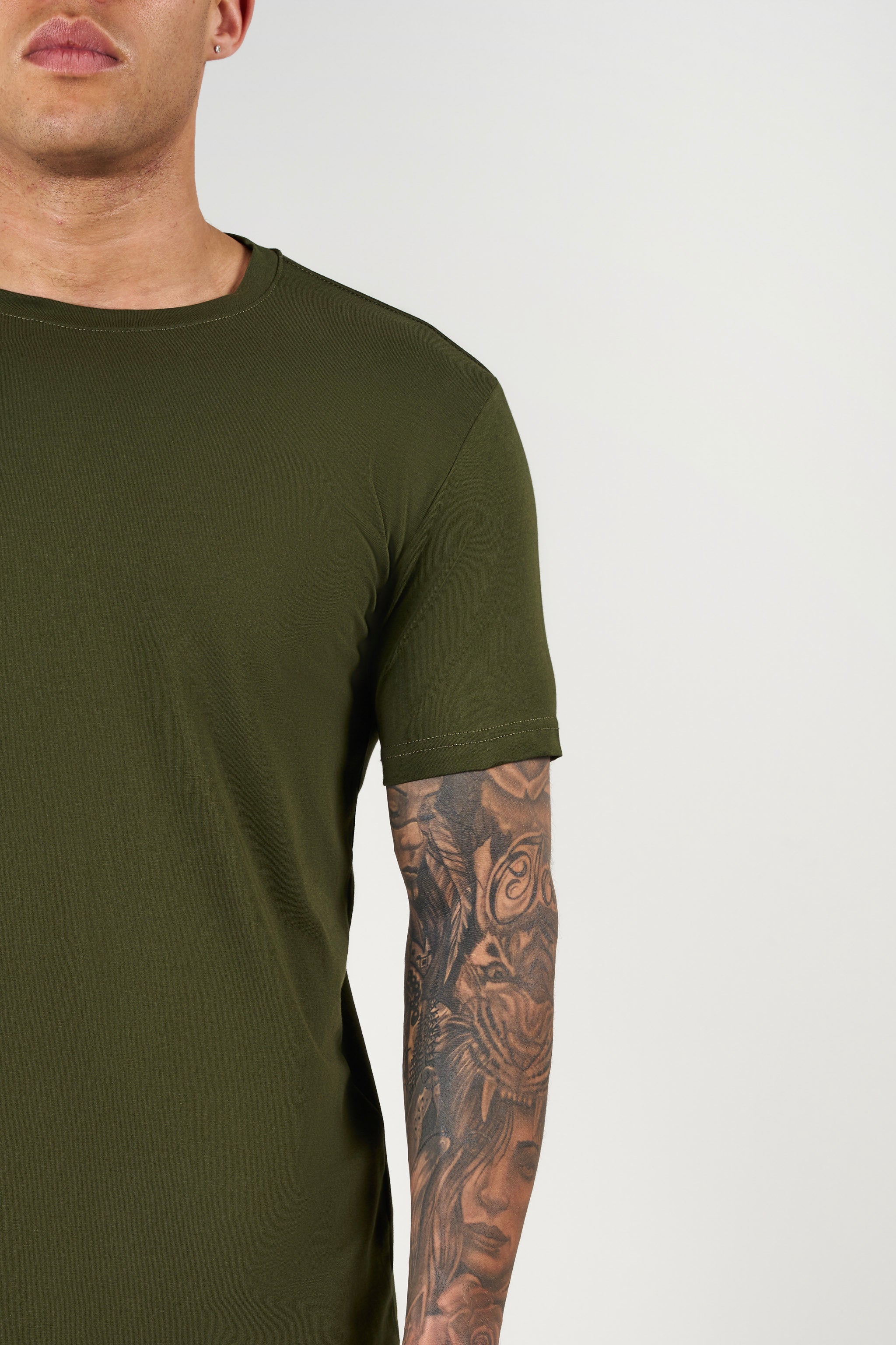 SJ Premium Bisiklet Yaka Fit T-Shirt
