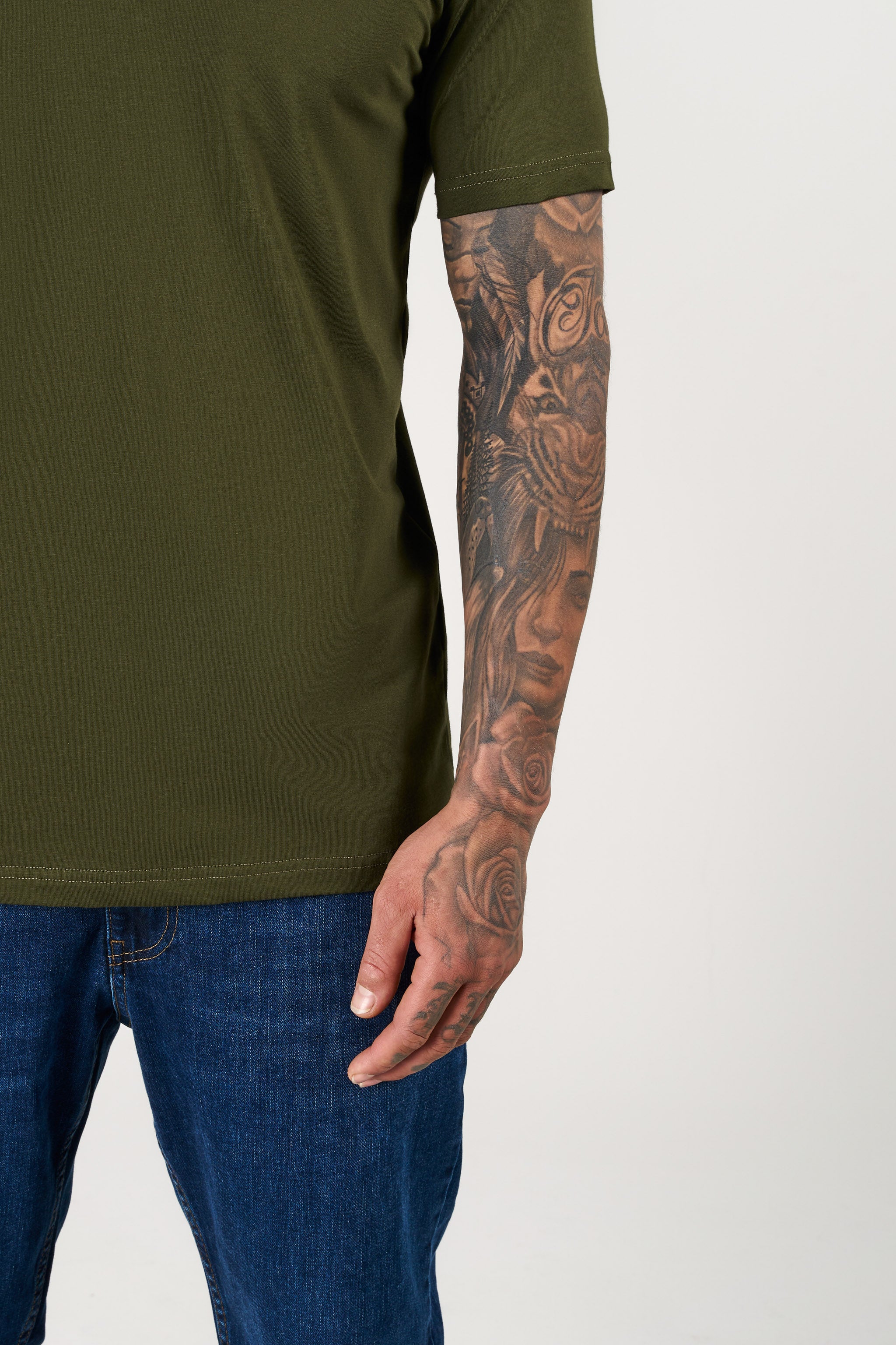 SJ Premium Bisiklet Yaka Fit T-Shirt