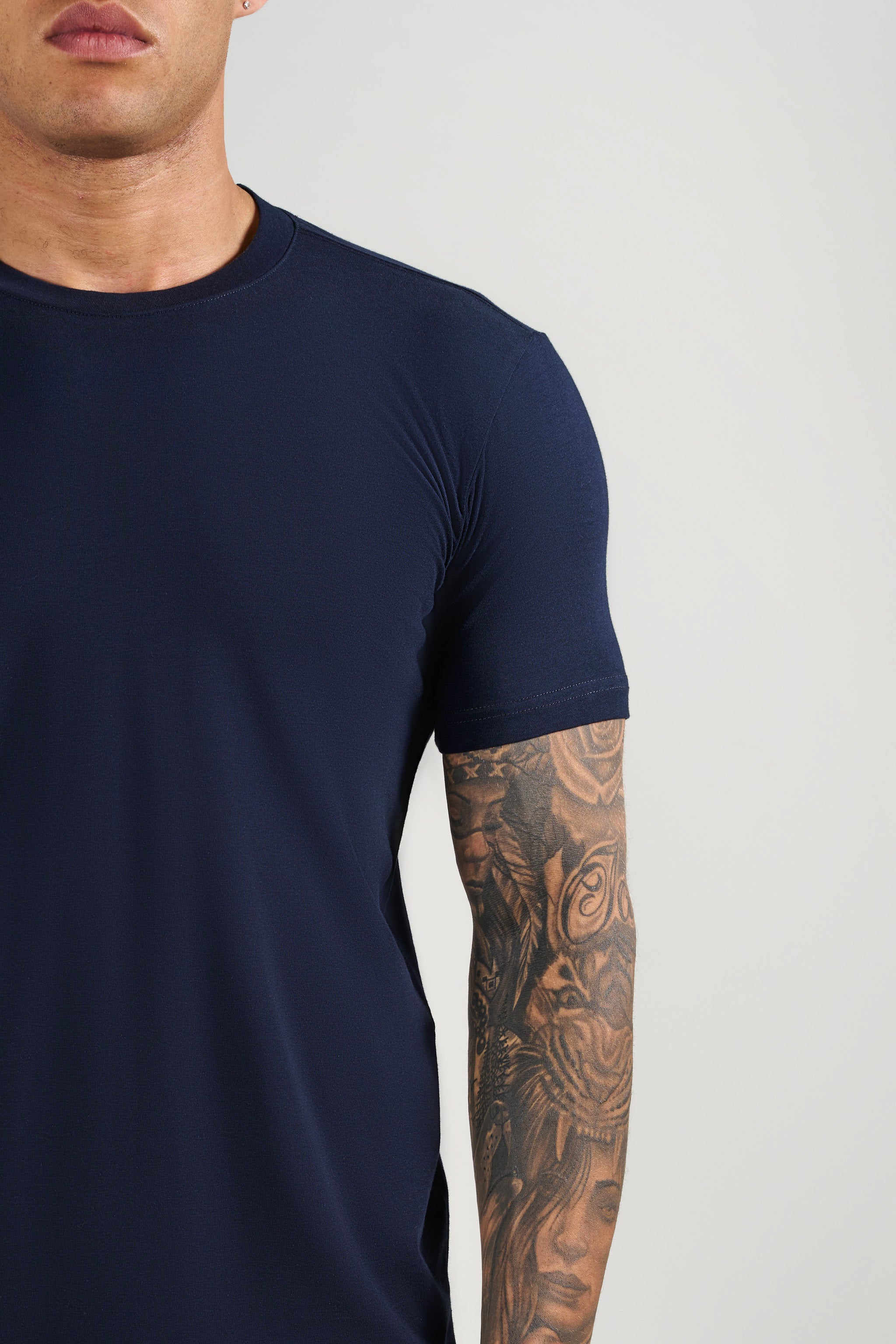 SJ Premium Bisiklet Yaka Fit T-Shirt