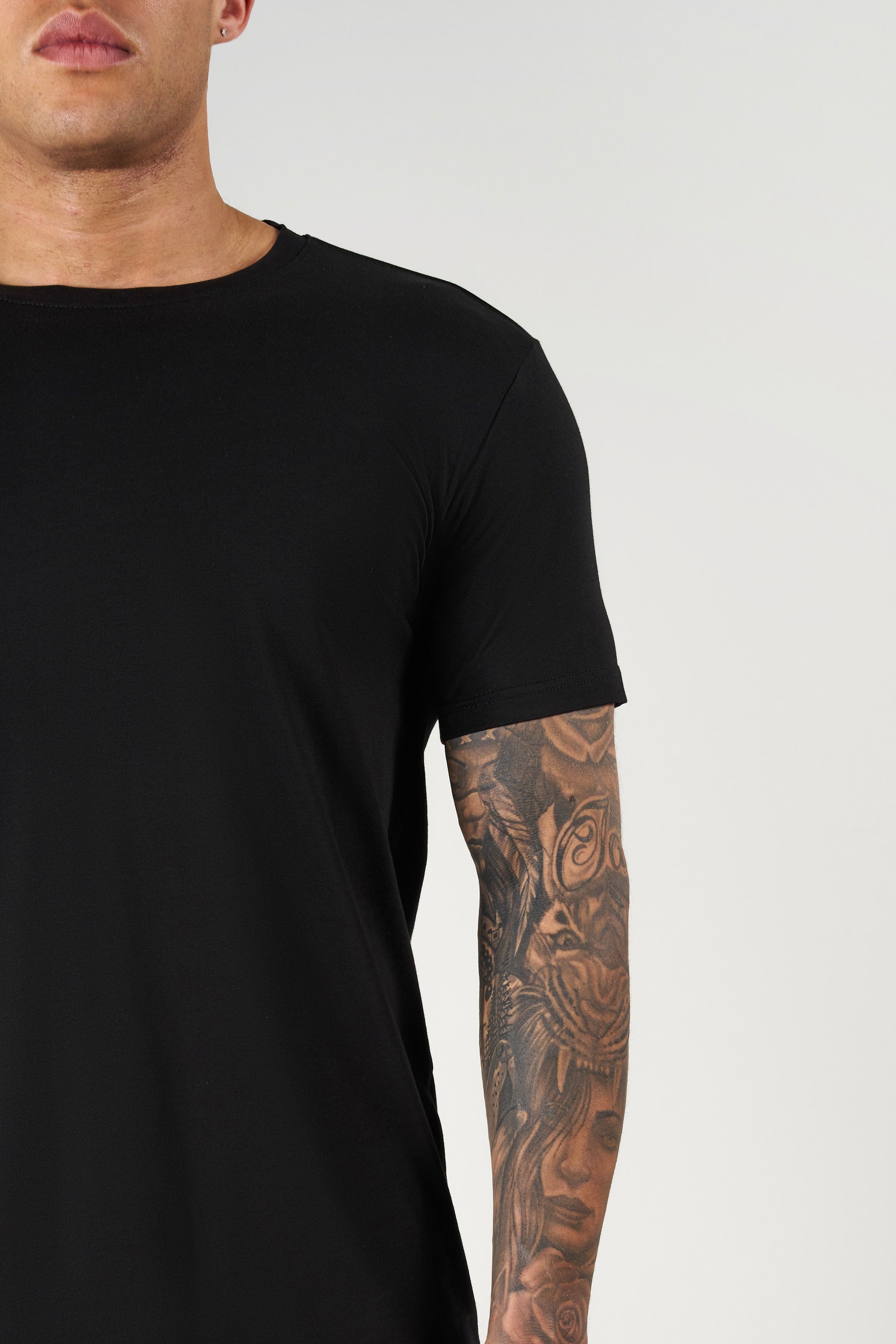 SJ Premium Bisiklet Yaka Fit T-Shirt
