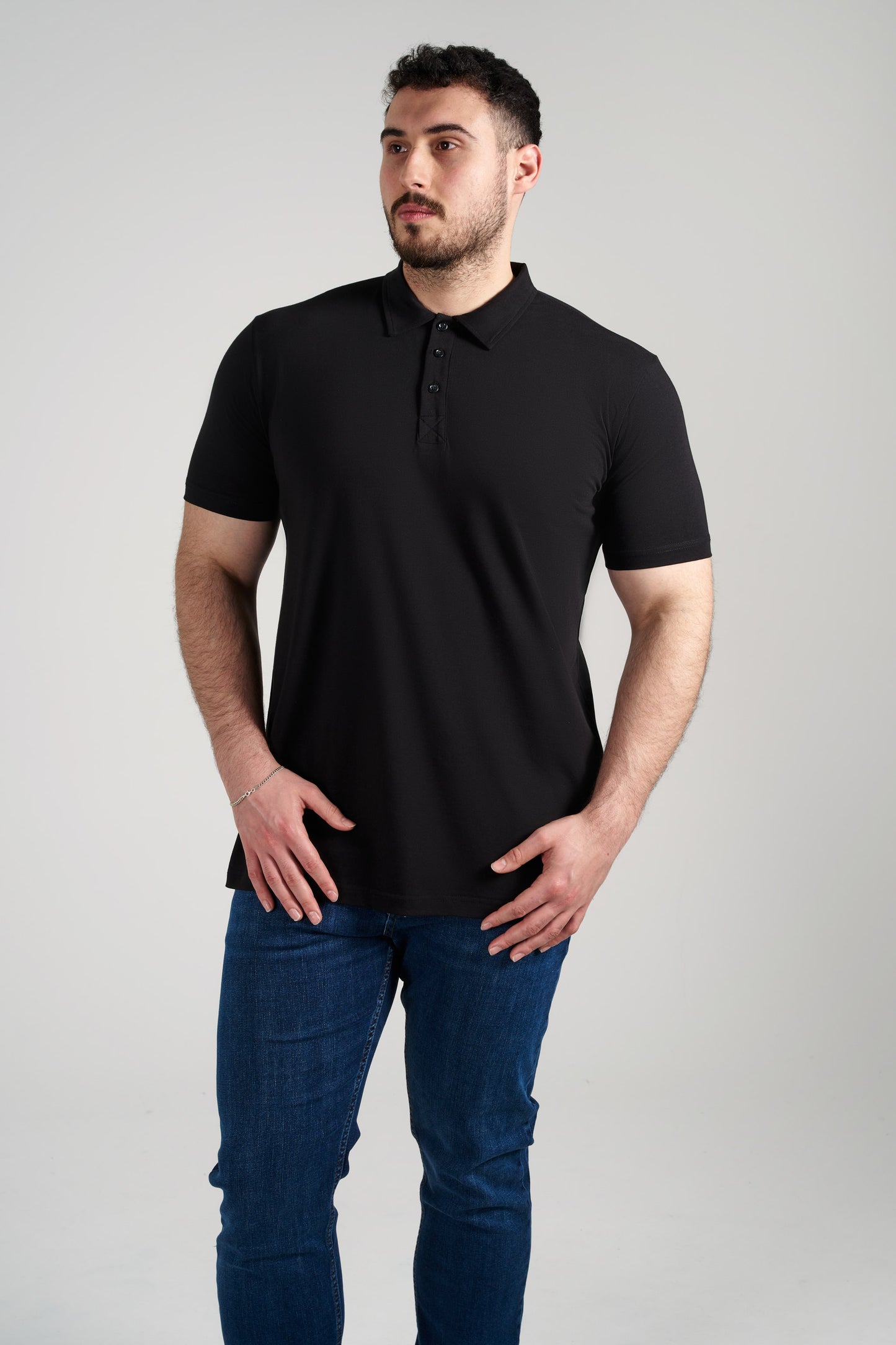 Polo Yaka Siyah 6’lı Paket