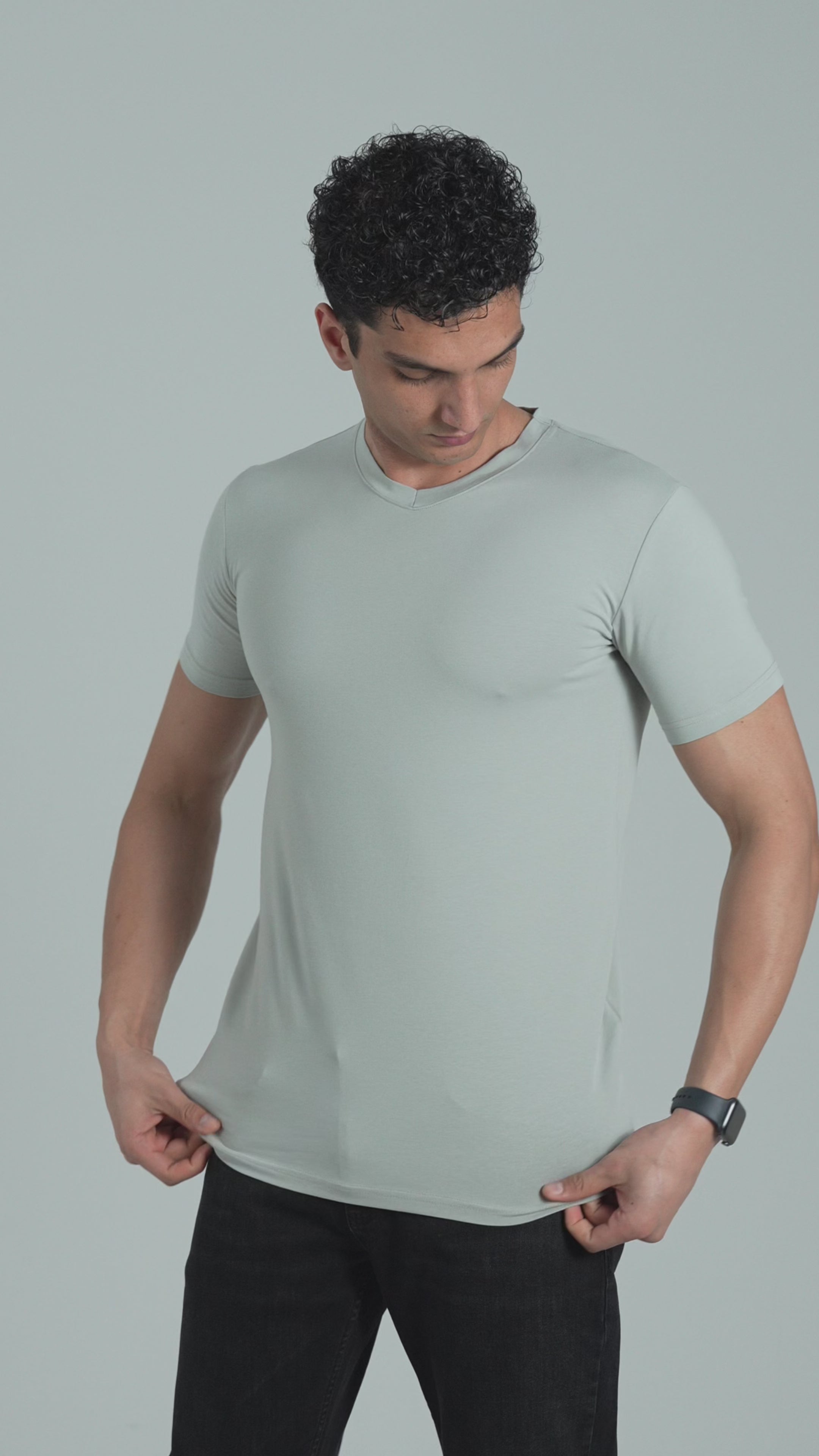 SJ Premium V Yaka Fit T-Shirt
